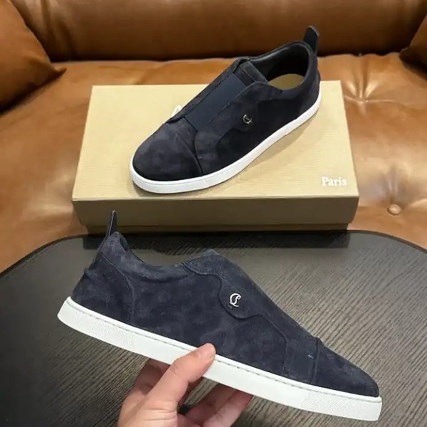 Christian Louboutin St Louis Suede Sneakers - CLS081 - Image 8