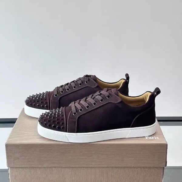 Christian Louboutin Louis Junior Spikes Sneakers - CLS093 - Image 8
