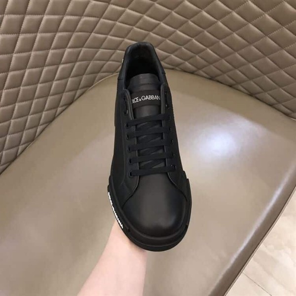 DOLCE & GABBANA BLACK LOW TOP SNEAKER – DG009 - Image 6