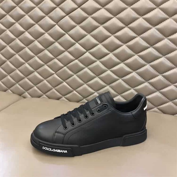 DOLCE & GABBANA BLACK LOW TOP SNEAKER – DG009 - Image 7
