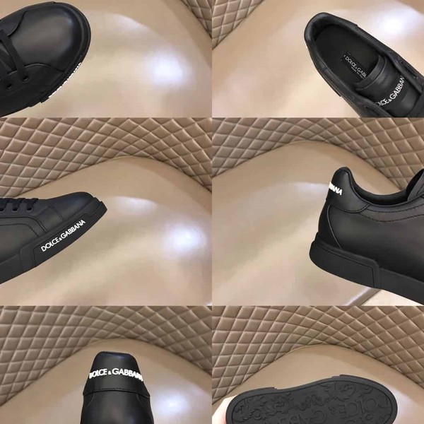 DOLCE & GABBANA BLACK LOW TOP SNEAKER – DG009 - Image 10