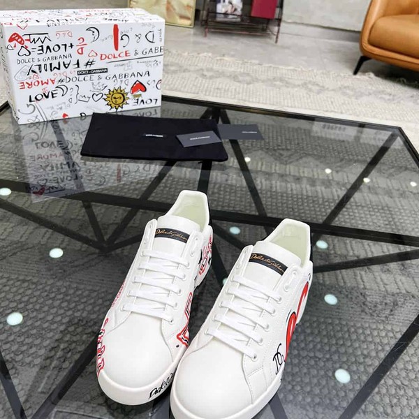 DOLCE & GABBANA PORTOFINO CUORE SNEAKERS MULTICOLOR – DG021 - Image 4
