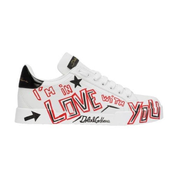DOLCE & GABBANA PORTOFINO CUORE SNEAKERS MULTICOLOR – DG021 - Image 10