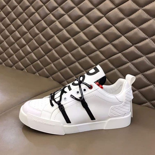 DOLCE & GABBANA PORTOFINO SNEAKER IN CALFSKIN AND PATENT LEATHER – DG031 - Image 6
