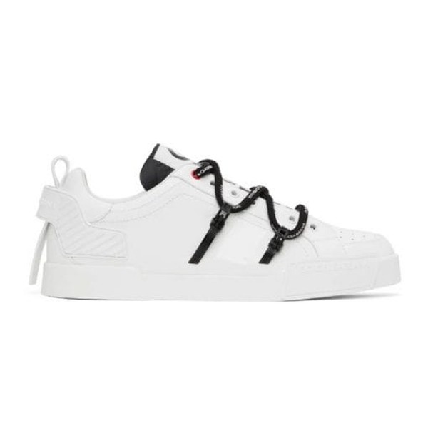 DOLCE & GABBANA PORTOFINO SNEAKER IN CALFSKIN AND PATENT LEATHER – DG031 - Image 10