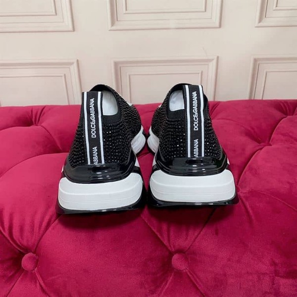 DOLCE & GABBANA FAST SNEAKERS WITH RHINESTONES – DG043 - Image 7