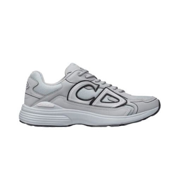 DIOR B30 SNEAKER GRAY MESH AND TECHNICAL FABRIC - DO073 - Image 11