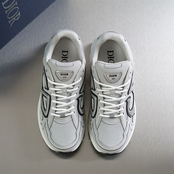 DIOR B30 SNEAKER GRAY MESH AND TECHNICAL FABRIC - DO073 - Image 3