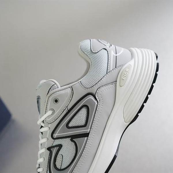 DIOR B30 SNEAKER GRAY MESH AND TECHNICAL FABRIC - DO073 - Image 5