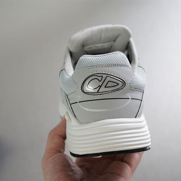 DIOR B30 SNEAKER GRAY MESH AND TECHNICAL FABRIC - DO073 - Image 9