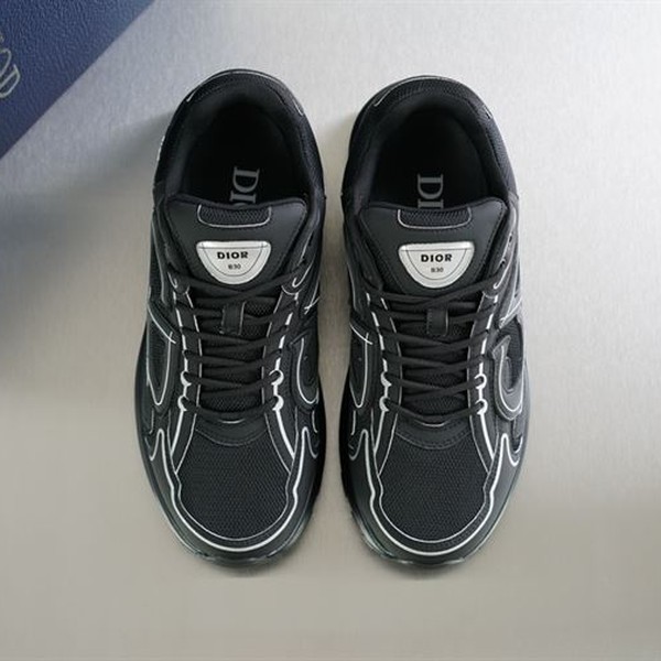 DIOR B30 SNEAKER BLACK MESH AND TECHNICAL FABRIC - DO074 - Image 2