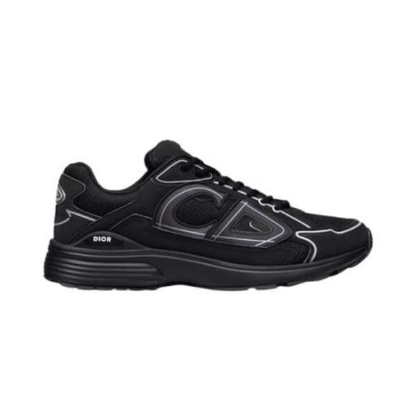 DIOR B30 SNEAKER BLACK MESH AND TECHNICAL FABRIC - DO074 - Image 11
