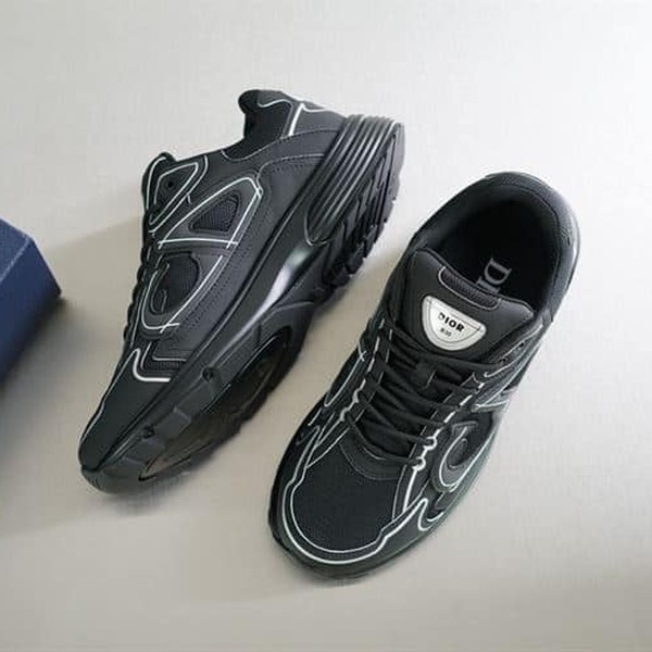 DIOR B30 SNEAKER BLACK MESH AND TECHNICAL FABRIC - DO074 - Image 3