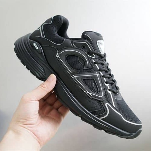 DIOR B30 SNEAKER BLACK MESH AND TECHNICAL FABRIC - DO074 - Image 5