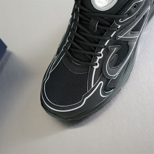 DIOR B30 SNEAKER BLACK MESH AND TECHNICAL FABRIC - DO074 - Image 6