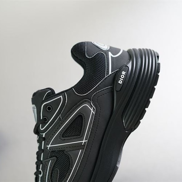 DIOR B30 SNEAKER BLACK MESH AND TECHNICAL FABRIC - DO074 - Image 7