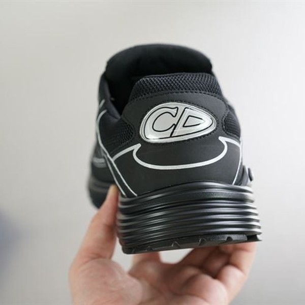 DIOR B30 SNEAKER BLACK MESH AND TECHNICAL FABRIC - DO074 - Image 8