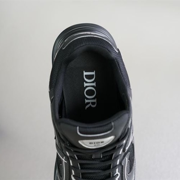 DIOR B30 SNEAKER BLACK MESH AND TECHNICAL FABRIC - DO074 - Image 9