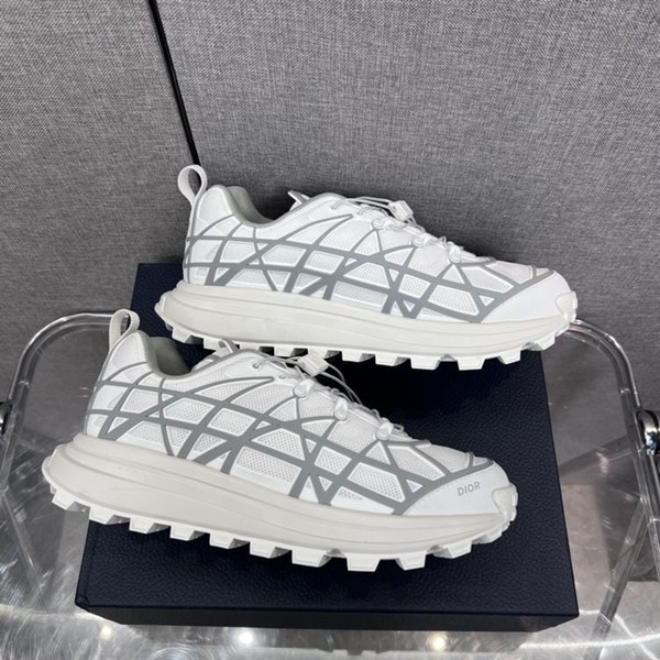 DIOR B31 RUNNER SNEAKER WHITE GREY - DO098 - Image 3