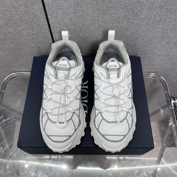 DIOR B31 RUNNER SNEAKER WHITE GREY - DO098 - Image 4