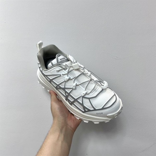 DIOR B31 RUNNER SNEAKER WHITE GREY - DO098 - Image 8