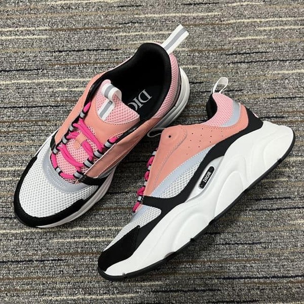 DIOR B22 SNEAKER PINK WHITE BLACK - DO104 - Image 3