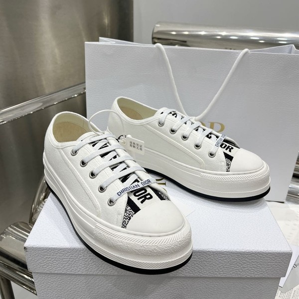 DIOR WALK'N'DIOR SNEAKER WHITE COTTON CANVAS - DO125 - Image 2