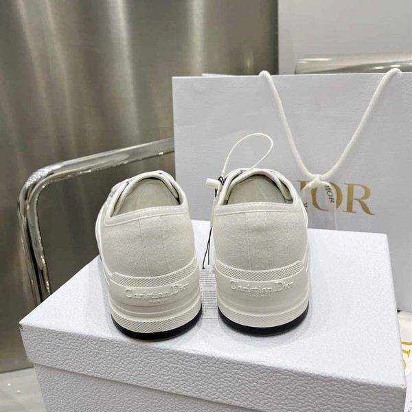 DIOR WALK'N'DIOR SNEAKER WHITE COTTON CANVAS - DO125 - Image 8