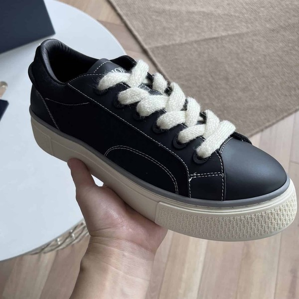 DIOR B33 SNEAKER BLACK SMOOTH CALFSKIN AND DIOR OBLIQUE JACQUARD - DO129 - Image 5