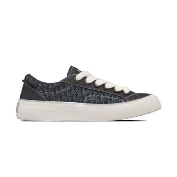 DIOR B33 SNEAKER BLACK SMOOTH CALFSKIN AND DIOR OBLIQUE JACQUARD - DO129 - Image 9