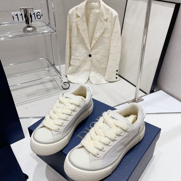 DIOR B33 SNEAKER WHITE SMOOTH CALFSKIN OBLIQUE JACQUARD - DO134 - Image 3