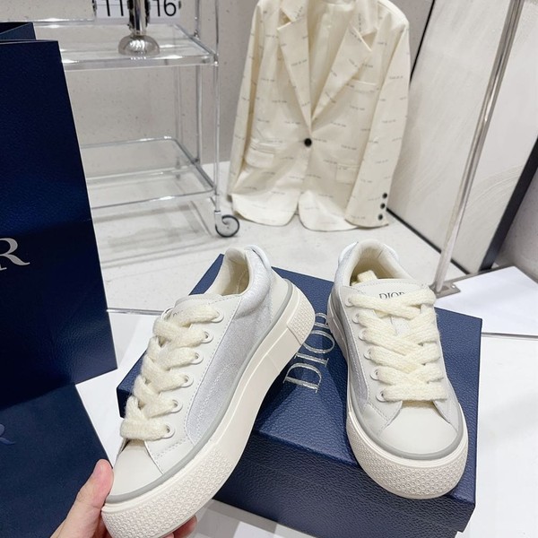 DIOR B33 SNEAKER WHITE SMOOTH CALFSKIN OBLIQUE JACQUARD - DO134 - Image 4