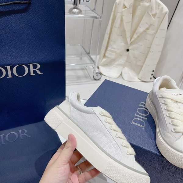 DIOR B33 SNEAKER WHITE SMOOTH CALFSKIN OBLIQUE JACQUARD - DO134 - Image 5