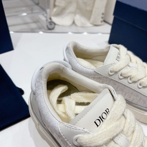 DIOR B33 SNEAKER WHITE SMOOTH CALFSKIN OBLIQUE JACQUARD - DO134 - Image 6