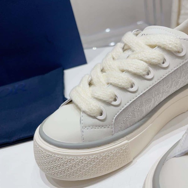 DIOR B33 SNEAKER WHITE SMOOTH CALFSKIN OBLIQUE JACQUARD - DO134 - Image 7