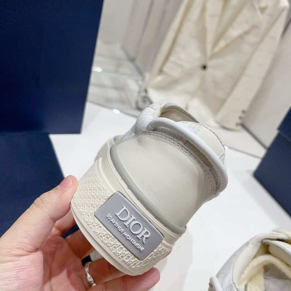 DIOR B33 SNEAKER WHITE SMOOTH CALFSKIN OBLIQUE JACQUARD - DO134 - Image 8