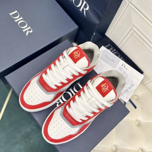 DIOR B27 LOW TOP IN RED - DO138 - Image 3