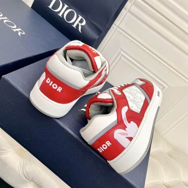 DIOR B27 LOW TOP IN RED - DO138 - Image 7