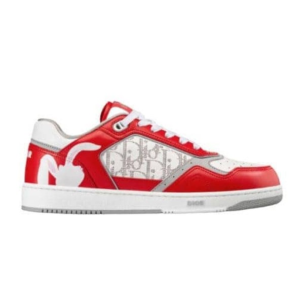 DIOR B27 LOW TOP IN RED - DO138 - Image 9