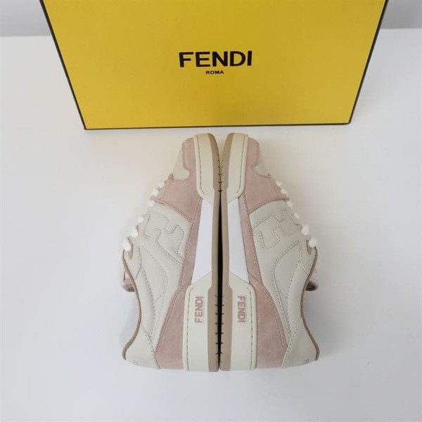 FENDI MATCH LOW TOPS IN PINK SUEDE - FDS014 - Image 5