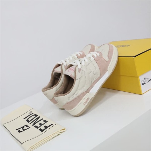 FENDI MATCH LOW TOPS IN PINK SUEDE - FDS014 - Image 7