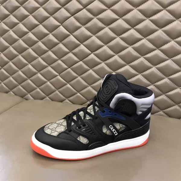MEN'S GUCCI BASKET SNEAKER IN BLACK DEMETRA - GCC002 - Image 7