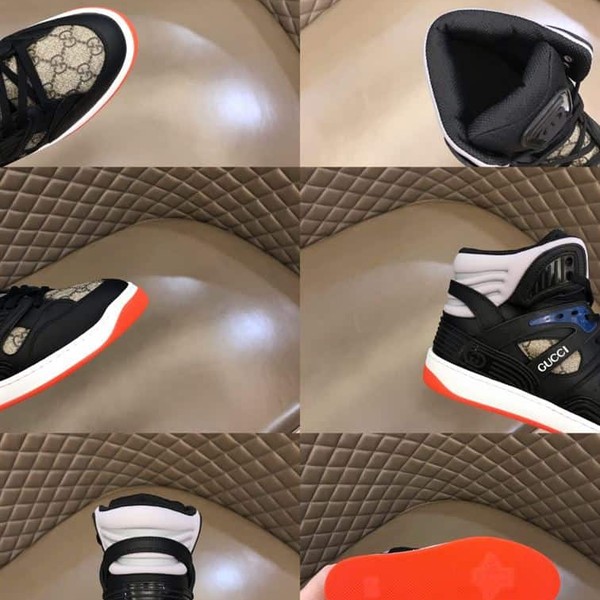 MEN'S GUCCI BASKET SNEAKER IN BLACK DEMETRA - GCC002 - Image 10