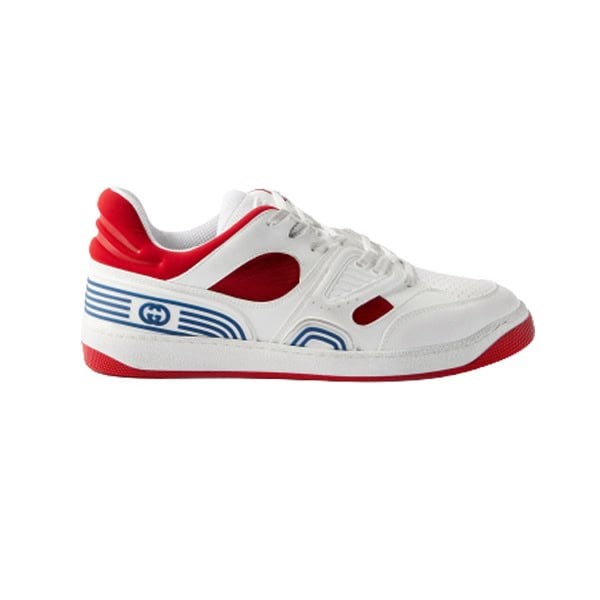 GUCCI BASKET SNEAKERS IN WHITE AND RED - GCC031