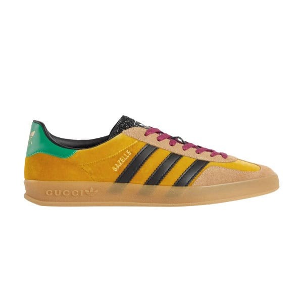 GUCCI ADIDAS GAZELLE 'YELLOW VELVET GREEN' - GCC121