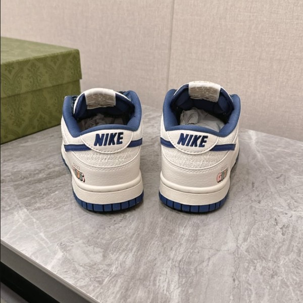Nike SB Dunk Low x Gucci White Blue Sneaker - GCC162 - Image 6