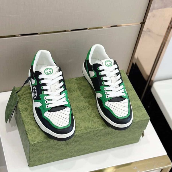 Gucci Con Nastro Web Green Sneaker - GCC178 - Image 2