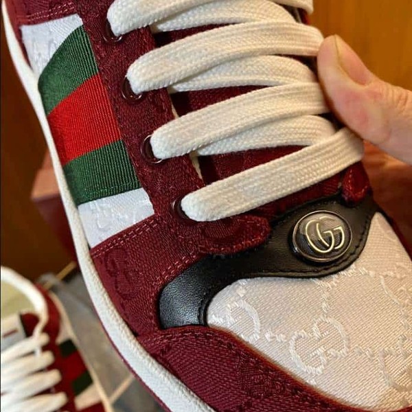 Gucci Rosso Ancora Red and White Sneakers - GCC181 - Image 5