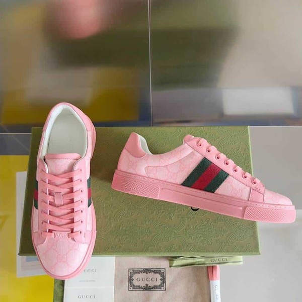Gucci Ace Crystal Pink Sneakers - GCC187 - Image 2