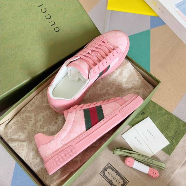 Gucci Ace Crystal Pink Sneakers - GCC187 - Image 3